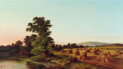 Un campo di grano nel Surrey, 1865 da Walter Williams